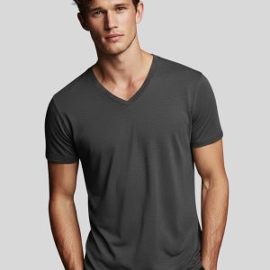 Dark Grey V-Neck