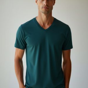 Teal V-Neck