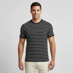 Monochrome Stripe Tee