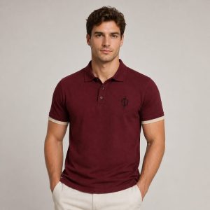 Wine Red Polo