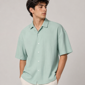 Sea Green Button-up
